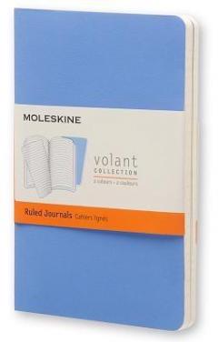 Moleskine Volant Journal Ruled Pocket Powder Blue/Royal Blue