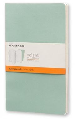 Moleskine Volant Journal Ruled Large Sage Green/Seaweed Green