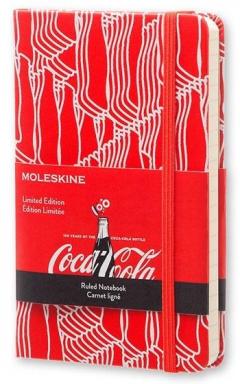 Moleskine Coca-Cola Limited Edition Notebook Ruled Pocket Hard Cover