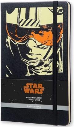 Moleskine Large Star Wars Luke Skywalker - Limited Edition Hard Ruled Notebook