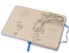 Moleskine Alice's Adventures in Wonderland Limited Edition Blue Hard Plain Pocket Notebook