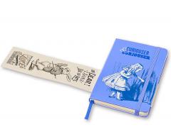 Moleskine Alice's Adventures in Wonderland Limited Edition Blue Hard Plain Pocket Notebook