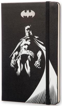 Moleskine Batman Limited Edition Hard Cover Plain Large Black Notebook 