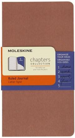 Moleskine Chapters Journal Old Rose Slim Pocket Ruled