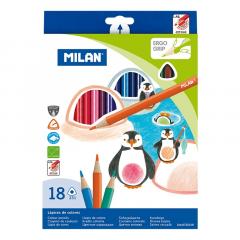 Set 18 Creioane colorate - Milan