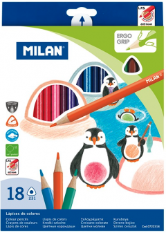 Set 18 Creioane colorate - Milan