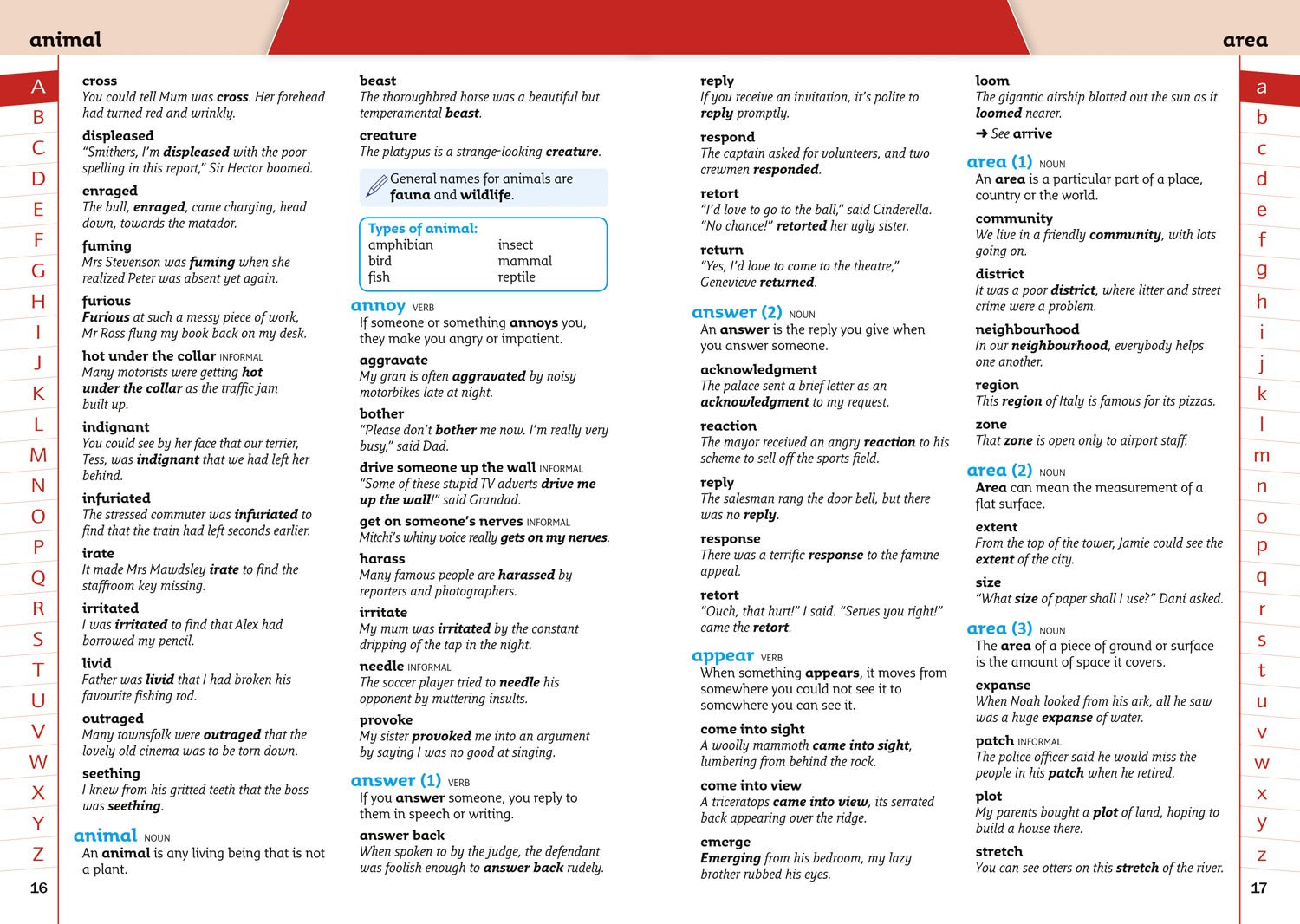 Collins Primary Thesaurus