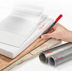 Set 4 markere permanente - Lumocolor