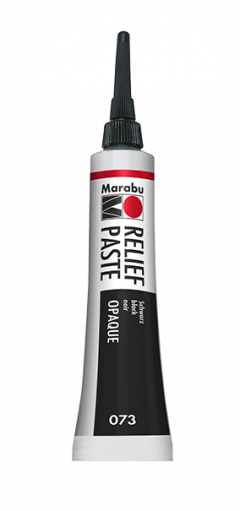 Pasta Relief - Marabu Black 073, 20ml