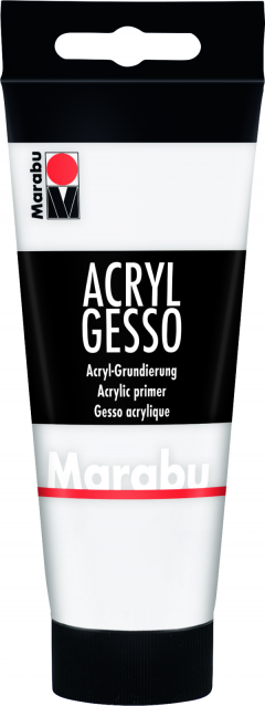 Grund acrilic - Marabu Acryl Gesso, 812 Gesso Black, 100ml