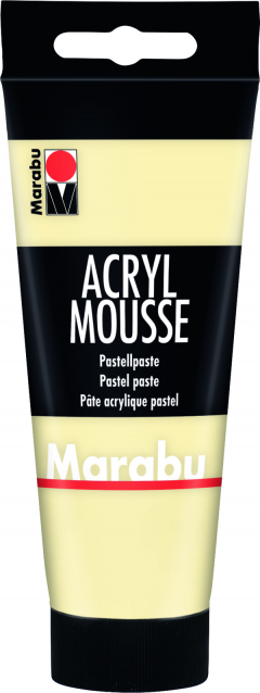 Vopsea pasta - Marabu Acryl Mousse 222 - Vanilla, 100 ml