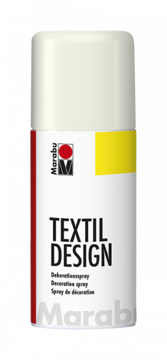 Spray vopsea textile - Marabu Textil Design - White 070, 150ml