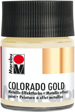 Vopsea - Marabu Colorado Gold, 799 Metalic Satin, 50ml