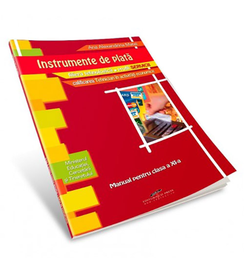 Instrumente de plata, manual pentru clasa a XI-a