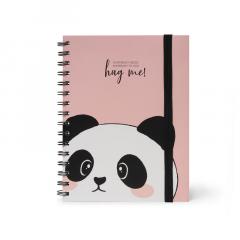 Carnet - Spiral Bound Large - Panda