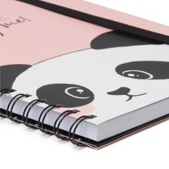 Carnet - Spiral Bound Large - Panda