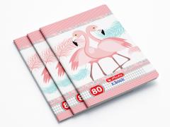 Caiet A4 Patratele - Flamingo - Modele diferite