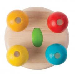 Jucarie din lemn - Bell Rattle