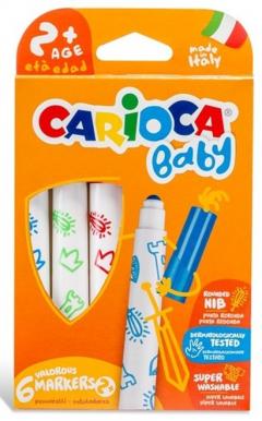 Set 6 carioci colorate - Carioca Baby