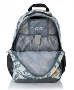 Ghiozdan - HD-72, 4 compartimente, albastru