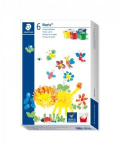 Set vopsea - Noris - Pictura cu degetele, 6 culori