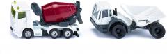 Jucarie - Dumper and Concrete Mixer - White and Red