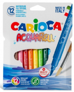 Set 12 carioci lavabile Aquarell