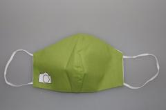 Masca de protectie faciala pentru copii - verde - 10-14 ani