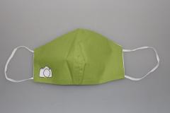 Masca de protectie faciala pentru copii - verde - 10-14 ani