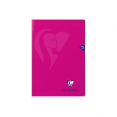 Caiet - Mymesys A4, patrate mari, roz