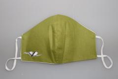 Masca de protectie faciala pentru copii - verde -4-10 ani