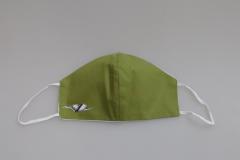 Masca de protectie faciala pentru copii - verde -4-10 ani