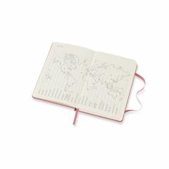 Agenda -  Moleskine Notebook Daisy Pink Pocket Weekly 18-Month 2018-2019