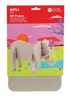 Puzzle 3D din spuma - Elefant