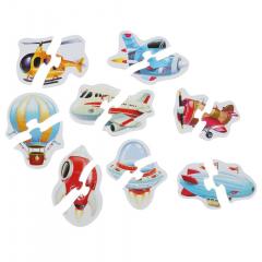 Puzzle 8 in 1 - Transport Aerian