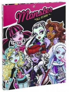 Dosar carton plastifiat Monster High All Stars