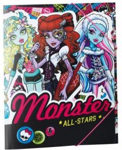 Mapa A4 Monster High All Stars