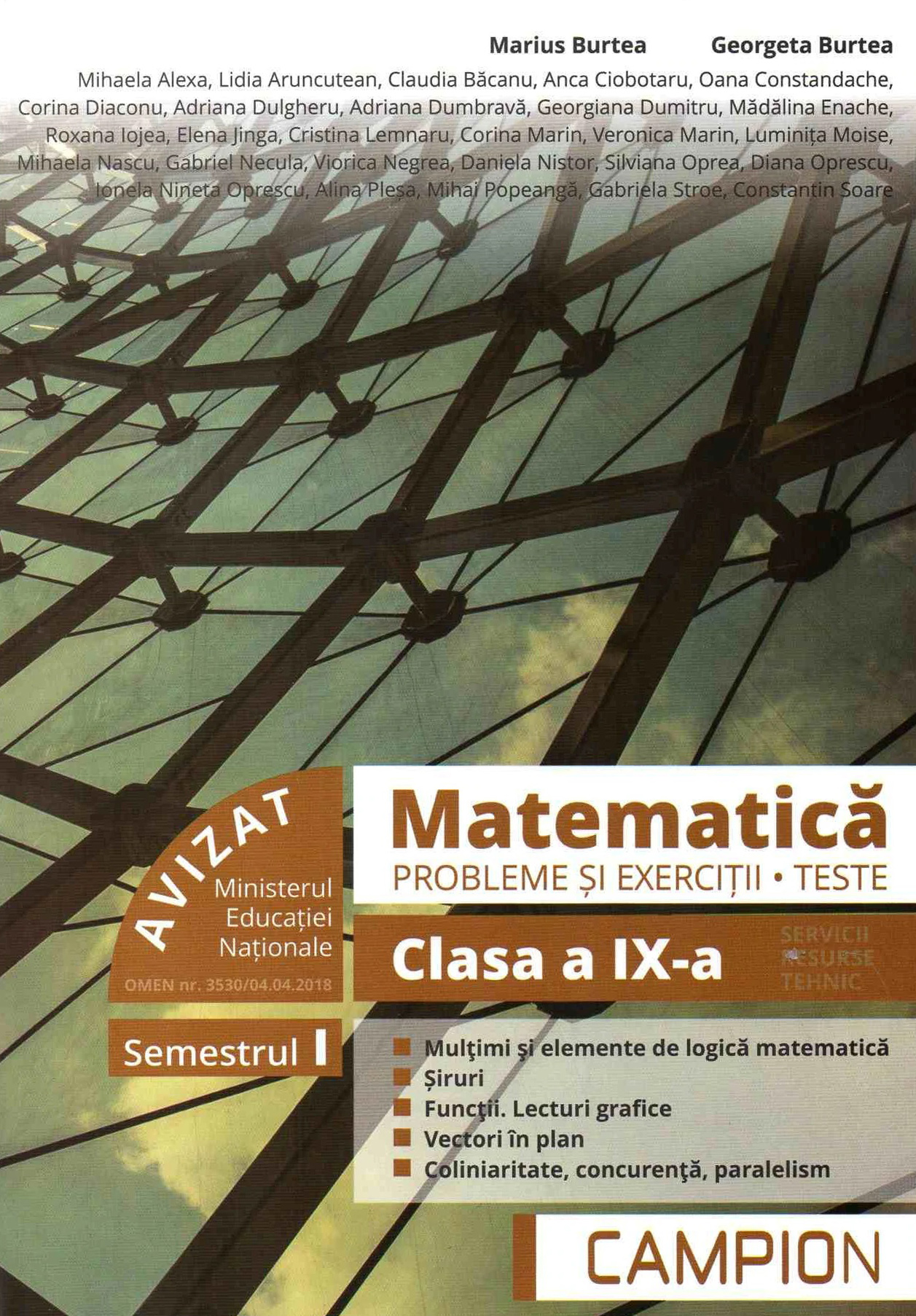 Matematica - Probleme si exercitii, teste - Clasa a IX-a, Semestrul I
