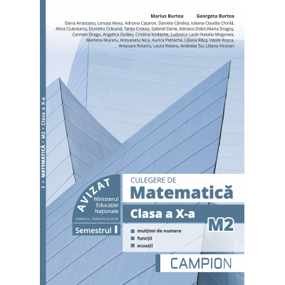Culegere de matematica M2. Clasa a X-a, semestrul I. Multimi de numere, functii, ecuatii