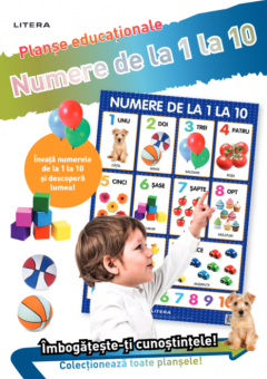 Numere de la 1 la 10. Planse educationale