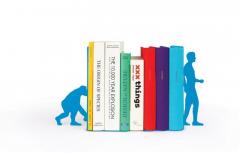 Evolution bookends, blue