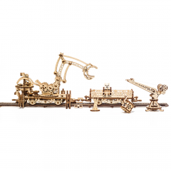 Puzzle mecanic - Manipulator pe sine