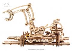 Puzzle mecanic - Manipulator pe sine