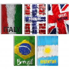 Caiet - Steaguri, matematica A4 (mai multe modele)