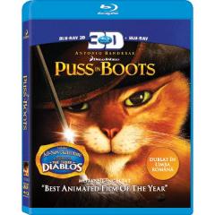Motanul Incaltat (Blu Ray Disc) 2D + 3D / Puss in Boots