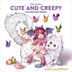 Pop Manga: Cute and Creepy Coloring Book