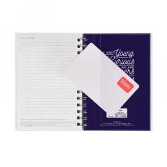 Agenda 2021 - Small Spiral Bound Weekly Planner 12 Months - Stars