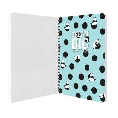 Agenda 2021 - Large Spiral Bound Weekly Planner 12 Months - Panda Dream