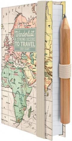 Agenda 2021 - Mini 2-Day Diary 12 Months - Map