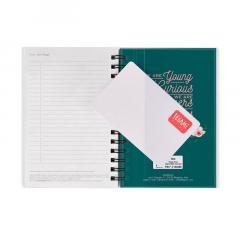Agenda 2021 - Small Spiral Bound Weekly Planner 12 Months - Flowers